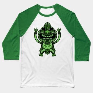 aztec warrior green Baseball T-Shirt